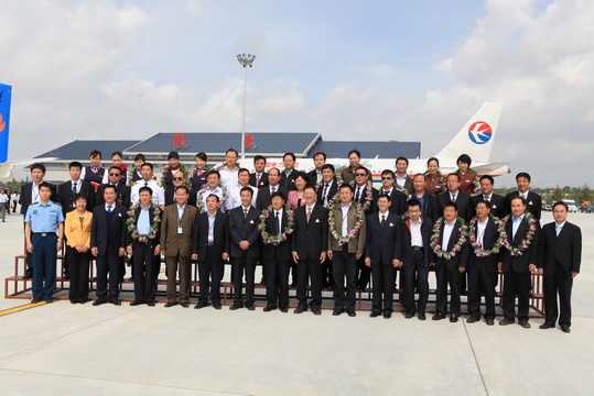 6月8日，由航空安全技术中心设计完成的固原六盘山机场传统飞行程序和RNP飞行程序试飞成功